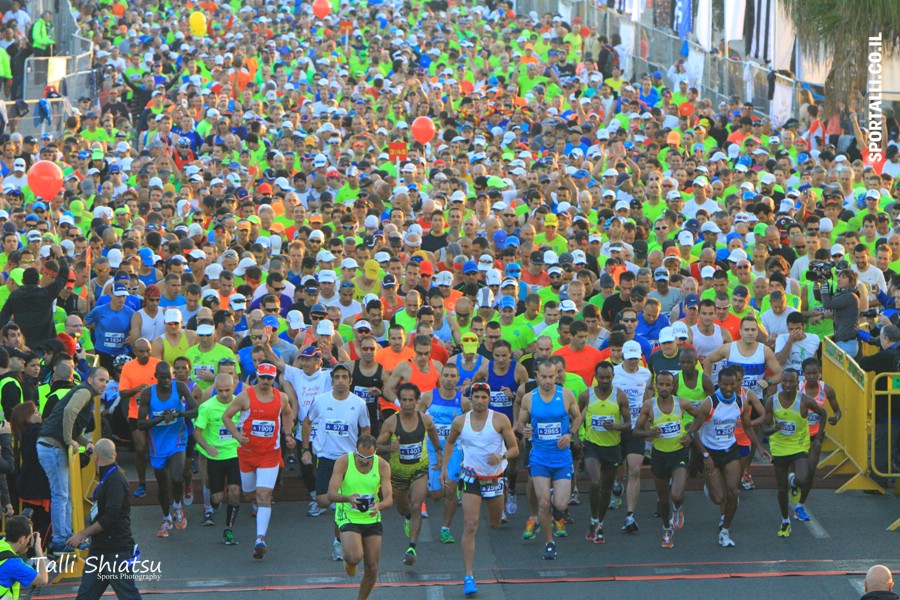 צילום: טלי שיאצו | זינוק מרתון תל אביב 2015