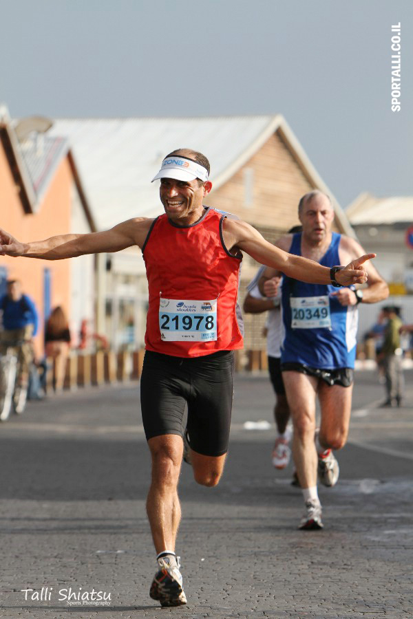 צילום: טלי שיאצו - שי ראשוני בחצי מרתון תל אביב